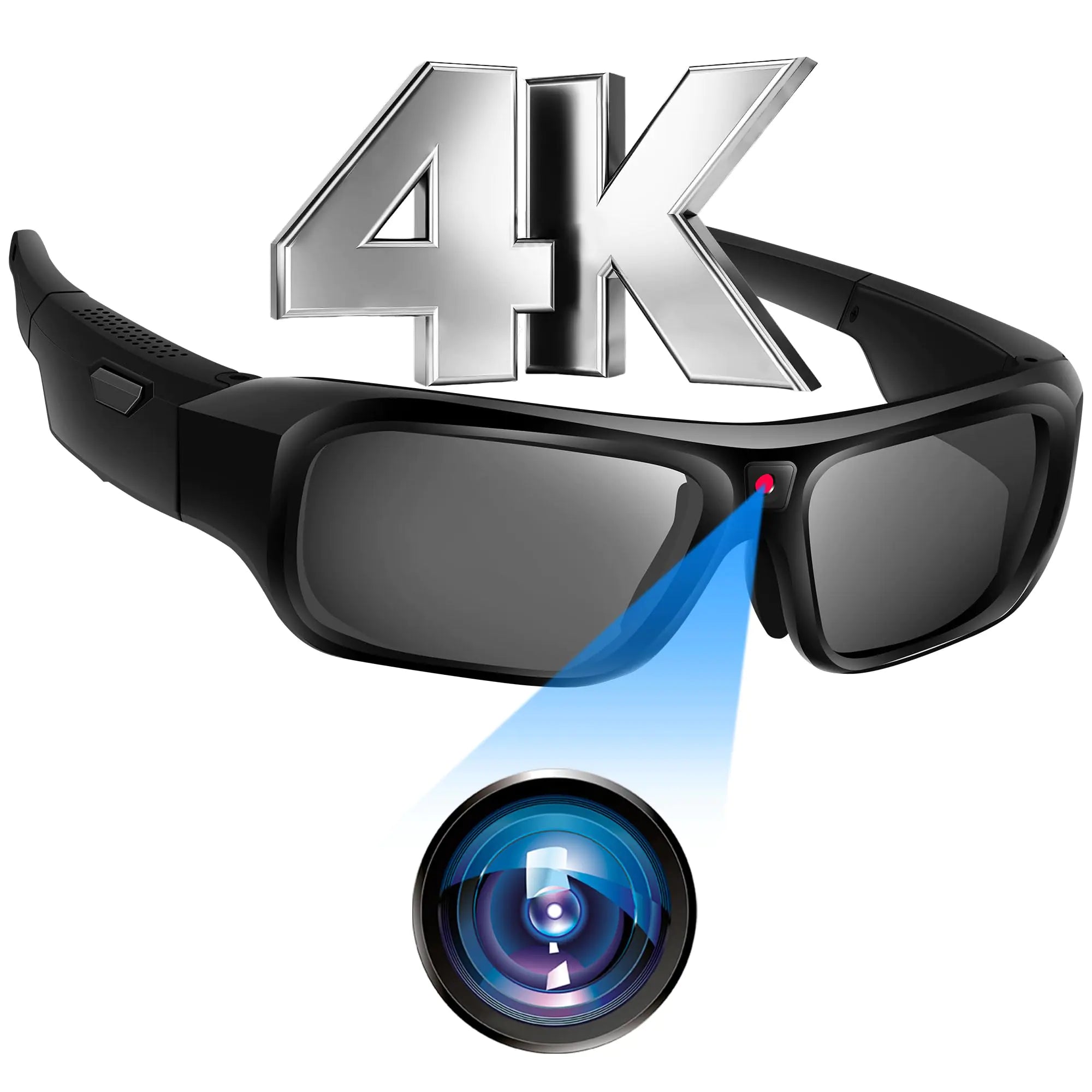 YYCAMUS Elite 4K Video Sunglasses for Sports