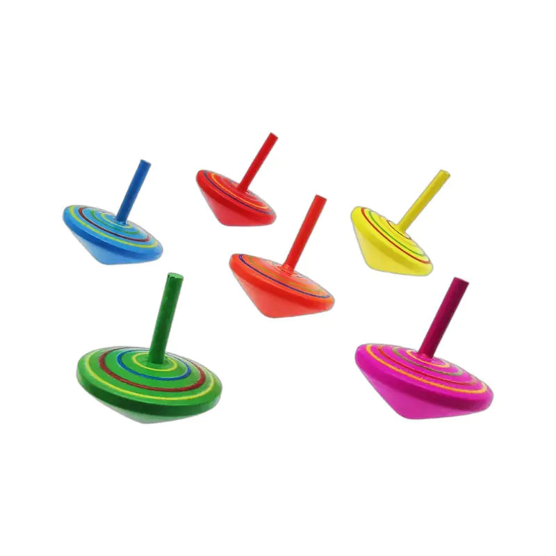 Wooden Spinning Top Desk Toy